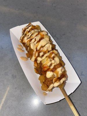 Mozzarella corn dog