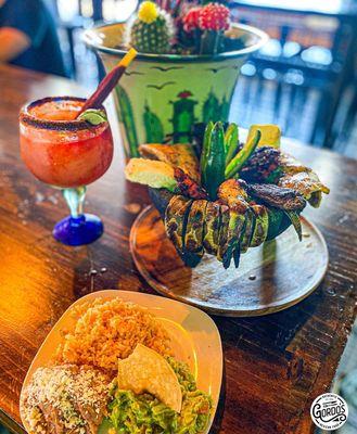 Molcajete with a Mexican Paleta