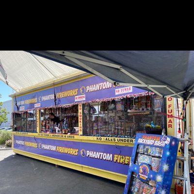 Fireworks booth