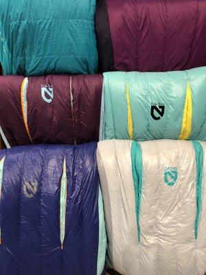 Sleeping bags from Nemo and Sea to Summit