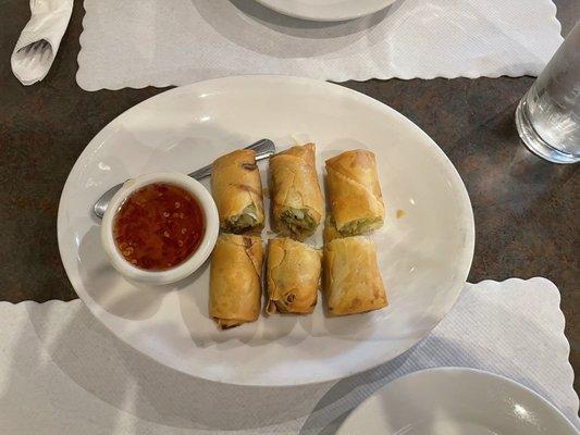 Crispy spring rolls