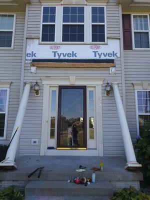 Replacing rotted porch roof