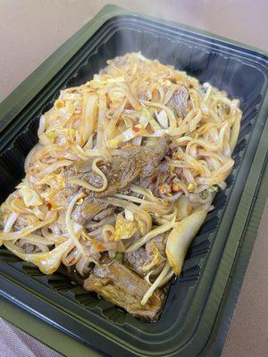 Phad Thai with beef