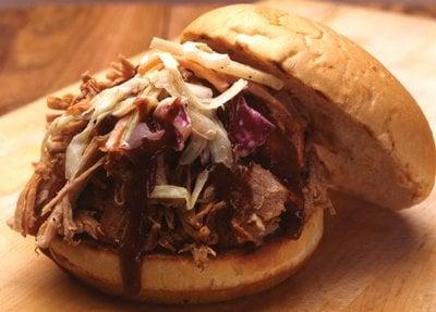 Memphis Style Pork Shoulder Sandwich