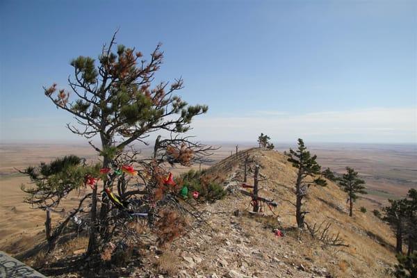 view at the top of the top of the peak