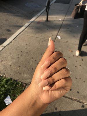 To be honest, I was pretty shocked on how my nails came out. This is my first time here, and I will definitely be going there again.