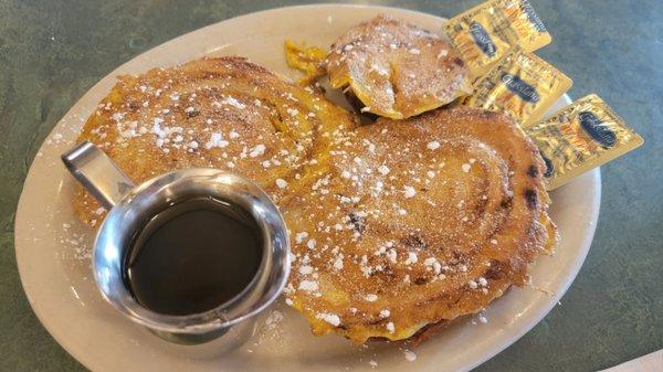 Cinnamon roll french toast