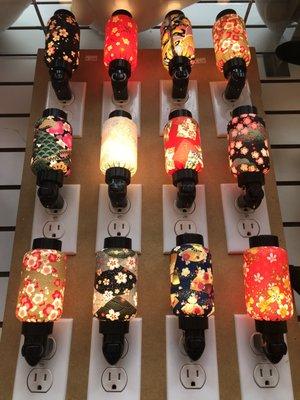 Pretty Japanese-themed night lights for $9.99 + tax each