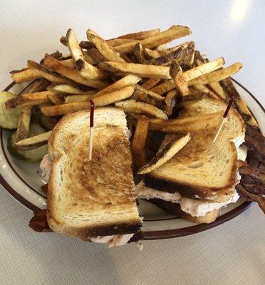 Chicken Bacon Melt with Fries