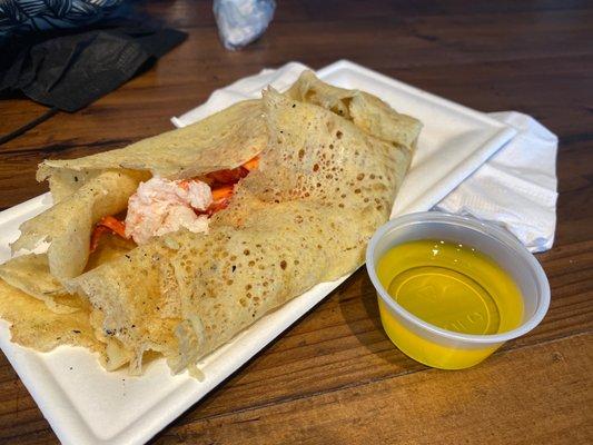 Lobster crepe