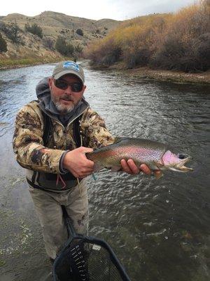 Beaverhead Rainbow caught on the last  day in October