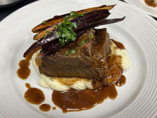 Special: Lovingly braised short rib.