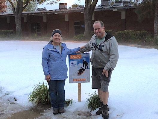 Kim and Nick Athans, owners of Athans Ice House