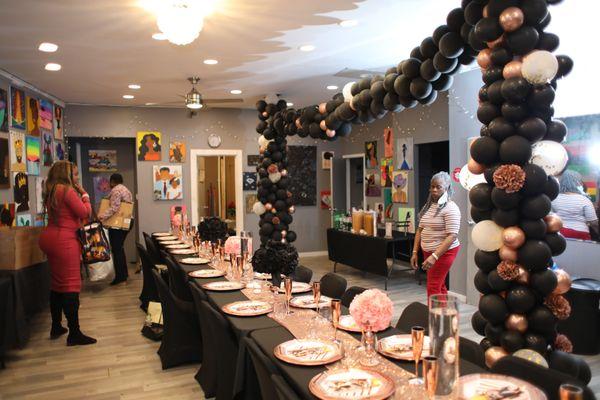 Birthday Dinner Venue Rental