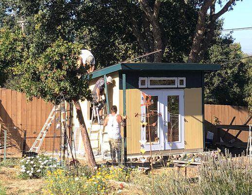 Roof and siding work