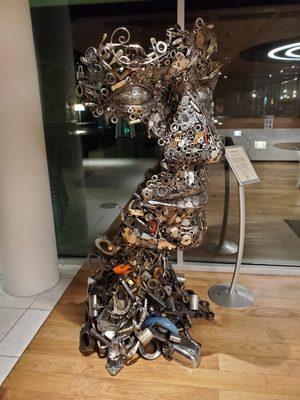 Art in the lobby (Metal Morphosis)