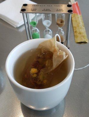 ginger ginseng tea with timers