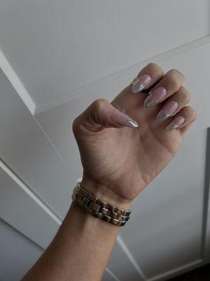 Chrome Acrylic Nails