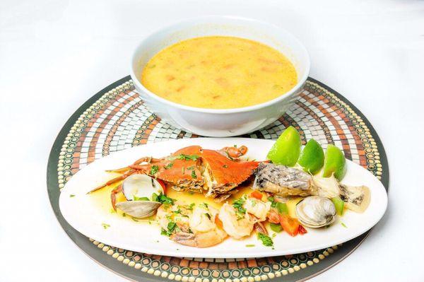 Seafood soup! Made to order