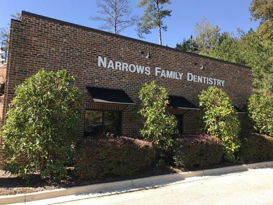 We are located just off of Highway 280 in The Narrows Subdivision.