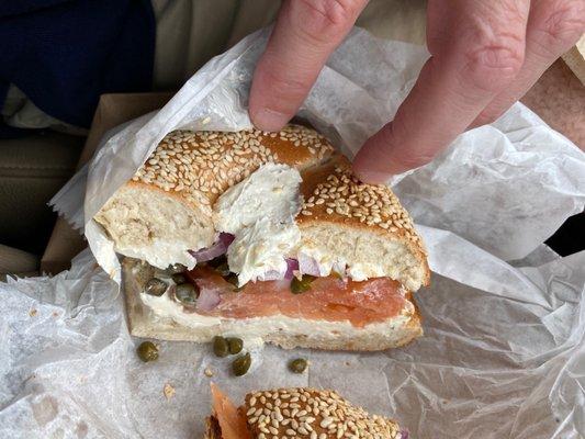 Lox and bagels