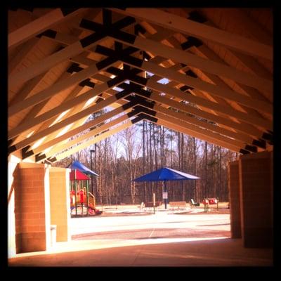 Harbins Park 2 - Center Building (Restrooms Area Left Side) Playground In Rear - Winter 2014