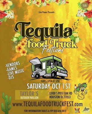 TEQ TEQ FOOD TRUCK FESTIVAL TICKETSSTARTS OCTOBER 1ST AT 5PM