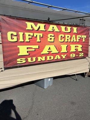 Lahaina Maui gift & craft fair Sunday 9-2