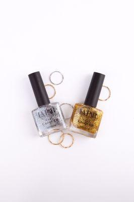 La Par Nail Lacquer and Rings