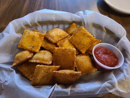 Fried ravioli