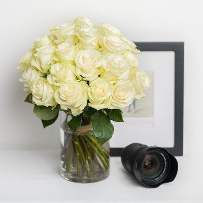 White Rose Bouquet - The Josephine