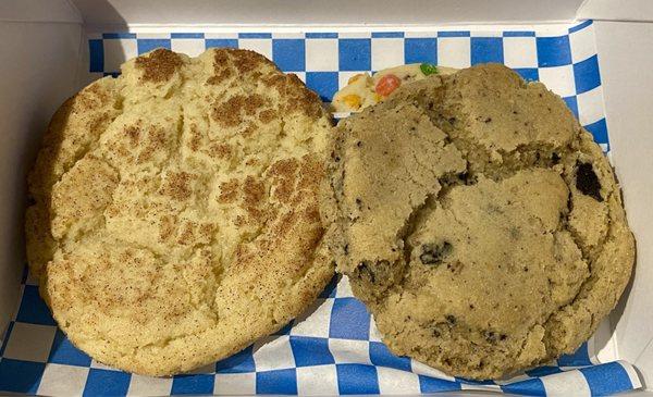 Snickerdoodle Cookie & S'mores Cookie