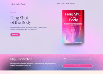 Website to promote the book "Feng Shui of the Body".  https://www.kimberly-beck.com/