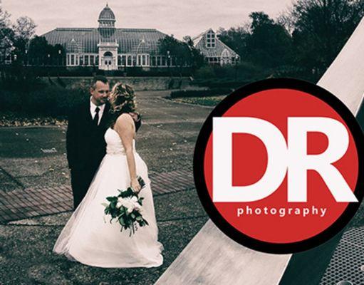 Franklin Park Conservatory bride and groom session post ceremony.