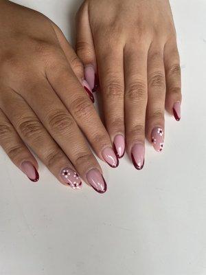 My daughter's beautiful nails and cute designs  by Lee