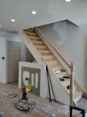 Installation stairs