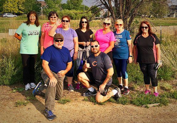 Weekly 5K walks at McKay lake.