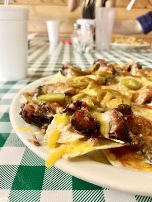 BBQ brisket nachos