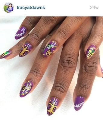 Follow on Instagram for more nail art by dawns nails @tracyatdawns