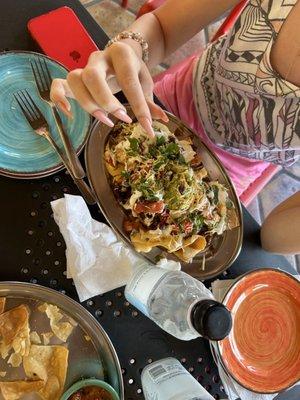 Veggie Black Bean Nachos