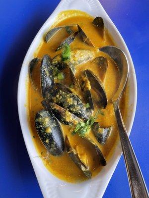 Curried Mussels