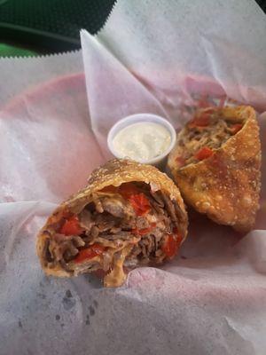 Philly Cheesesteak Eggroll