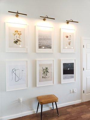 Rotating art gallery featuring plant inspired art & local artists. Contact us to request feature.