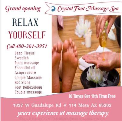 Crystal Foot Massage Spa