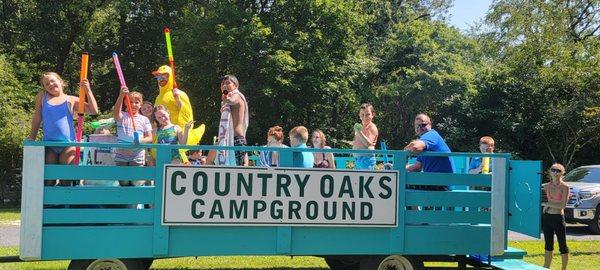 Wagon rides every weekend.