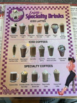 Specialty drinks