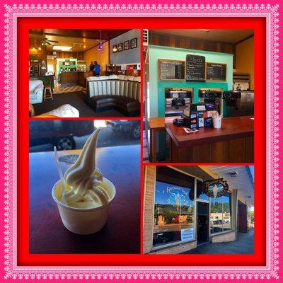 Montage of images from Redwood Yogurt