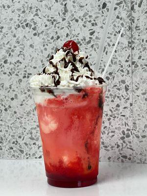 Banana split shake