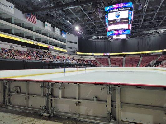 Arena, ice skating configuration.