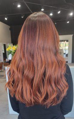 Copper hair